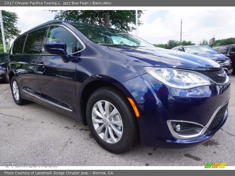Jazz Blue Pearl / Black/Alloy 2017 Chrysler Pacifica Touring L