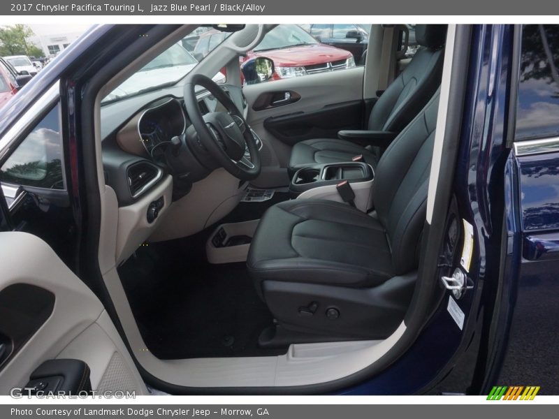 Jazz Blue Pearl / Black/Alloy 2017 Chrysler Pacifica Touring L