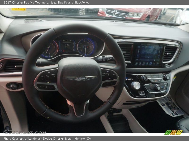 Jazz Blue Pearl / Black/Alloy 2017 Chrysler Pacifica Touring L