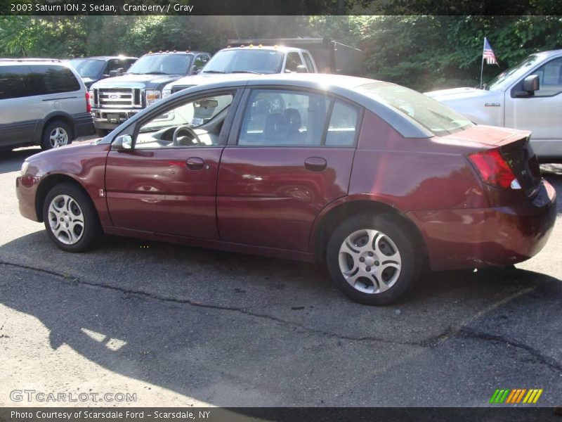 Cranberry / Gray 2003 Saturn ION 2 Sedan