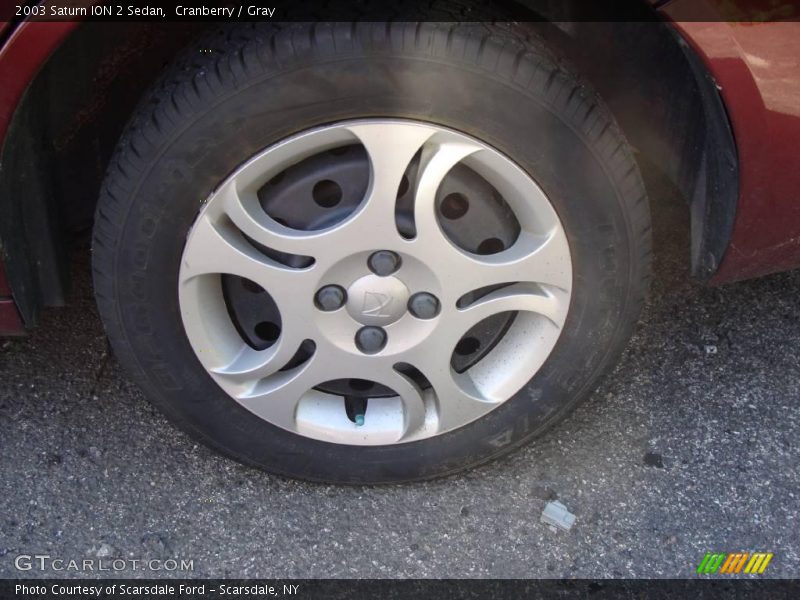 Cranberry / Gray 2003 Saturn ION 2 Sedan