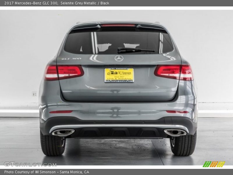 Selenite Grey Metallic / Black 2017 Mercedes-Benz GLC 300