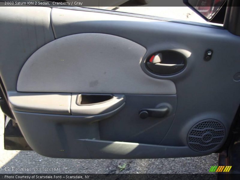 Cranberry / Gray 2003 Saturn ION 2 Sedan