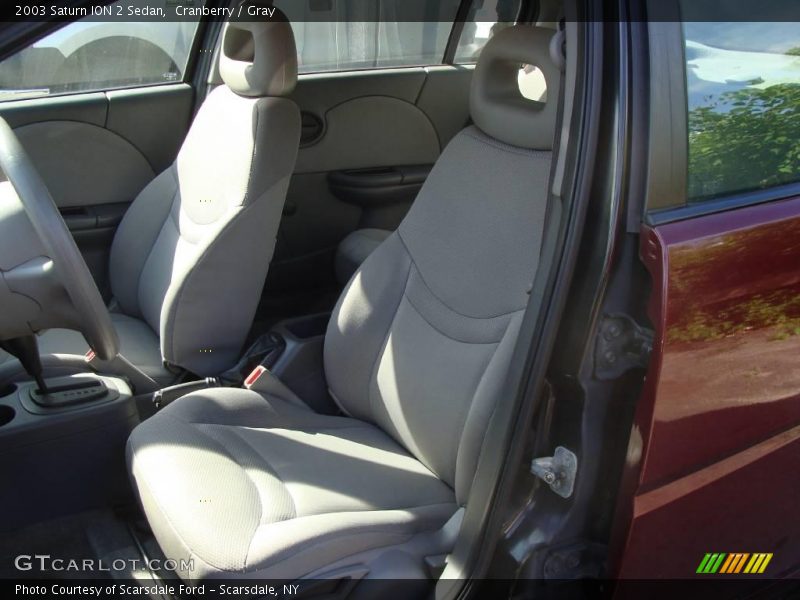 Cranberry / Gray 2003 Saturn ION 2 Sedan