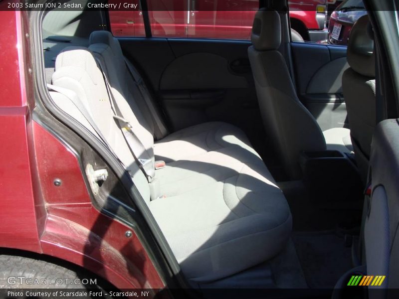 Cranberry / Gray 2003 Saturn ION 2 Sedan