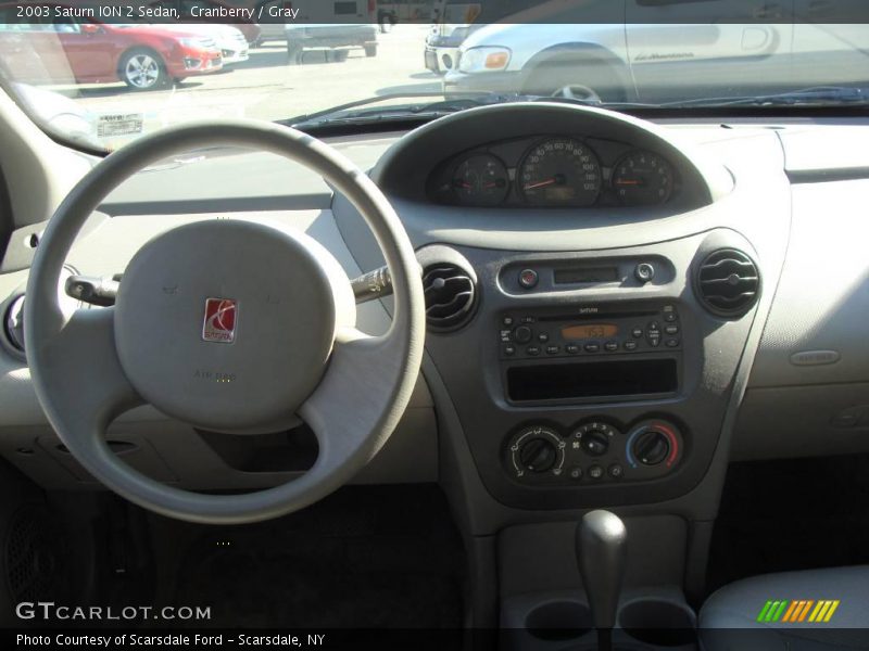 Cranberry / Gray 2003 Saturn ION 2 Sedan