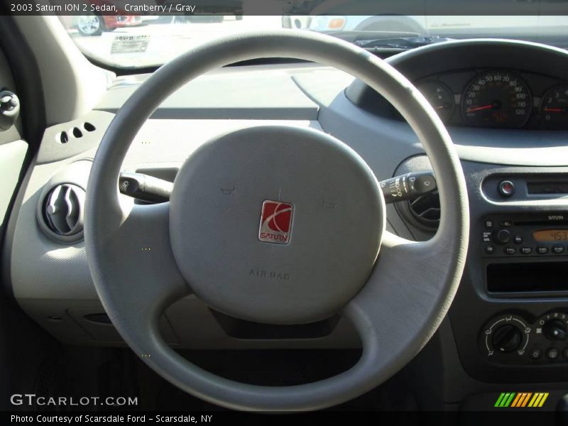 Cranberry / Gray 2003 Saturn ION 2 Sedan