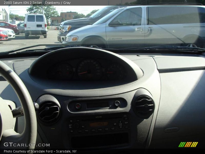 Cranberry / Gray 2003 Saturn ION 2 Sedan