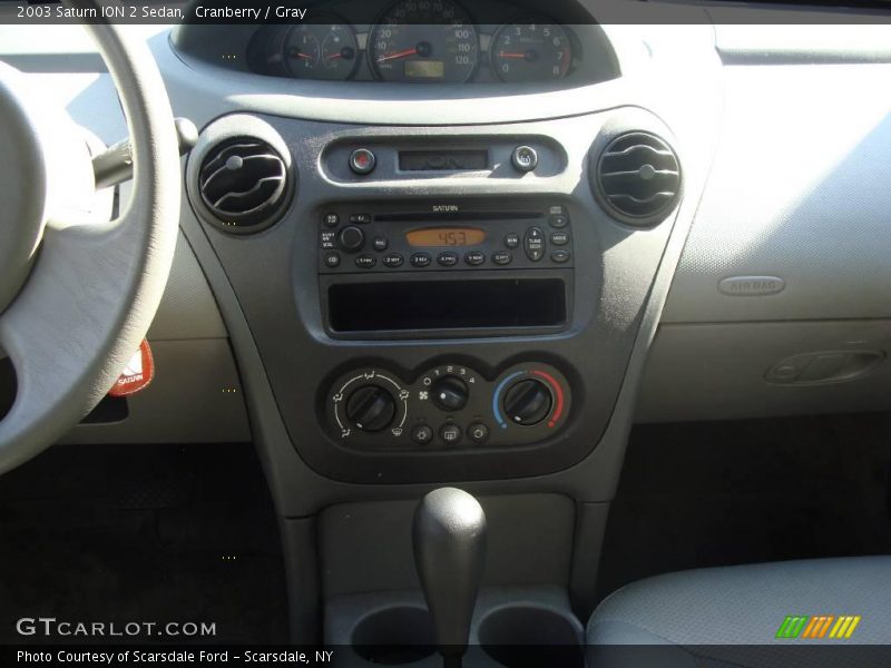 Cranberry / Gray 2003 Saturn ION 2 Sedan