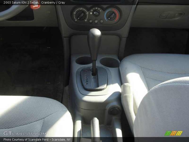 Cranberry / Gray 2003 Saturn ION 2 Sedan