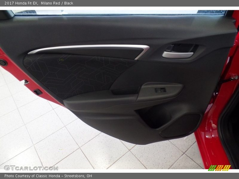 Milano Red / Black 2017 Honda Fit EX