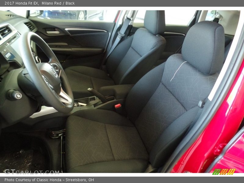Milano Red / Black 2017 Honda Fit EX