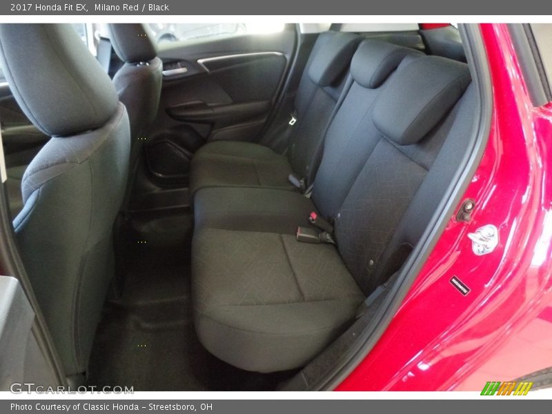 Milano Red / Black 2017 Honda Fit EX