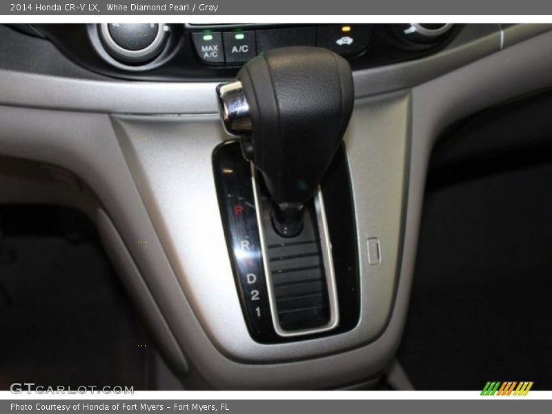White Diamond Pearl / Gray 2014 Honda CR-V LX