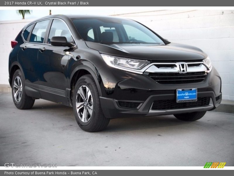 Crystal Black Pearl / Black 2017 Honda CR-V LX