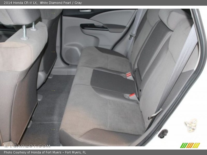 White Diamond Pearl / Gray 2014 Honda CR-V LX