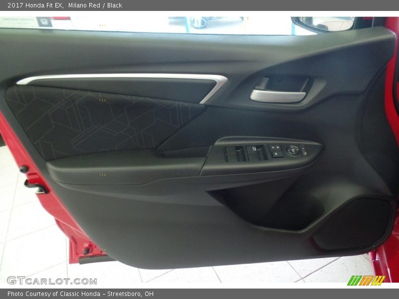 Milano Red / Black 2017 Honda Fit EX