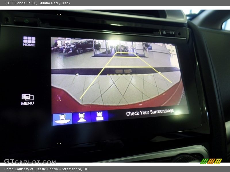Milano Red / Black 2017 Honda Fit EX