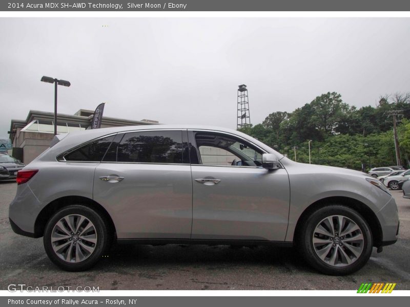 Silver Moon / Ebony 2014 Acura MDX SH-AWD Technology