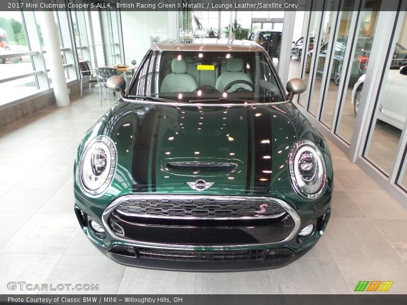 British Racing Green II Metallic / Lounge Leather/Satellite Grey 2017 Mini Clubman Cooper S ALL4