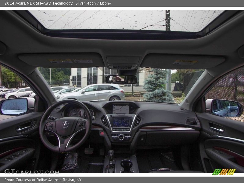 Silver Moon / Ebony 2014 Acura MDX SH-AWD Technology