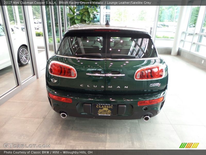 British Racing Green II Metallic / Lounge Leather/Satellite Grey 2017 Mini Clubman Cooper S ALL4