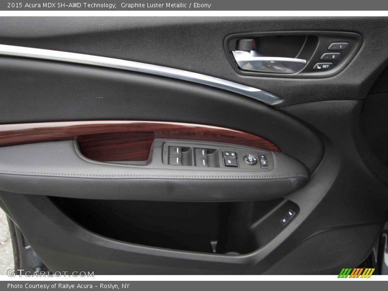 Graphite Luster Metallic / Ebony 2015 Acura MDX SH-AWD Technology