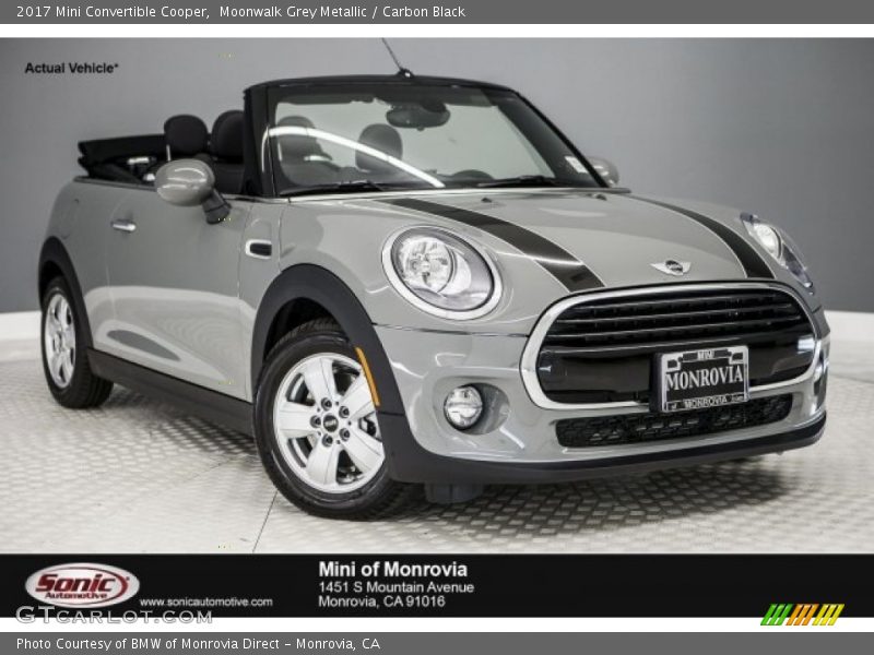 Moonwalk Grey Metallic / Carbon Black 2017 Mini Convertible Cooper