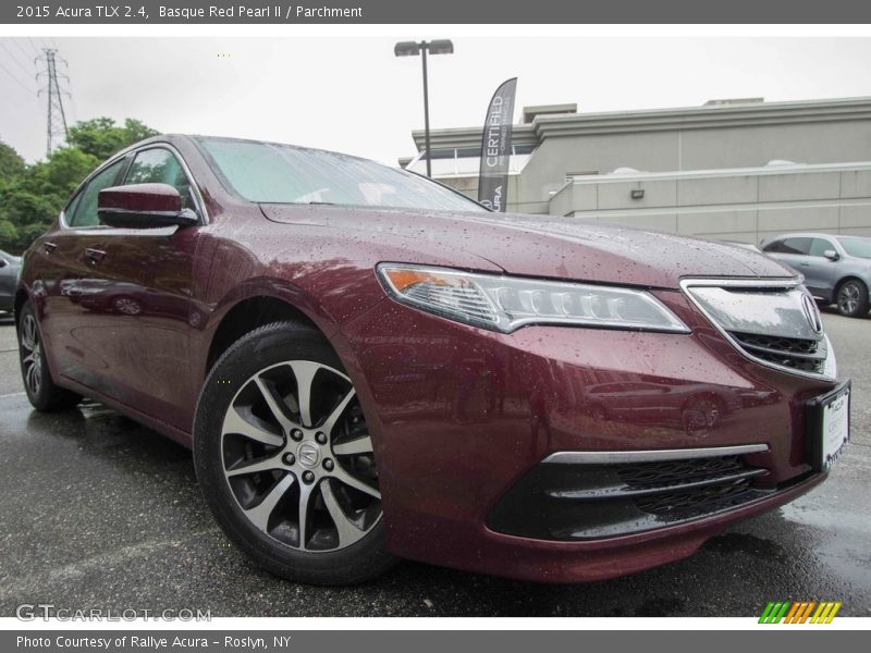 Basque Red Pearl II / Parchment 2015 Acura TLX 2.4