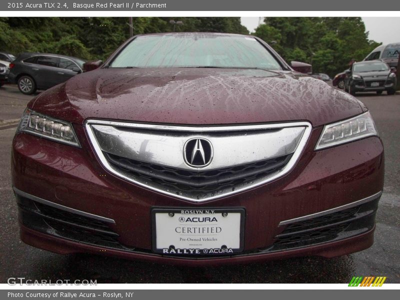 Basque Red Pearl II / Parchment 2015 Acura TLX 2.4