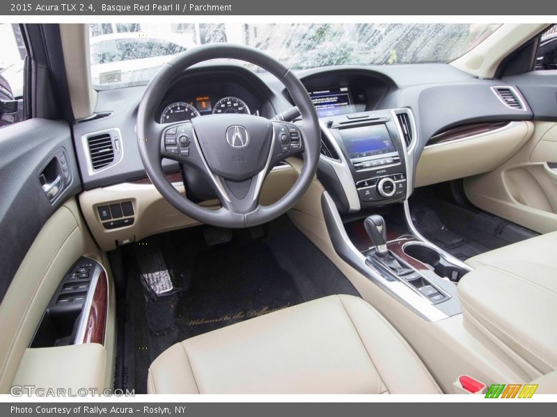 Basque Red Pearl II / Parchment 2015 Acura TLX 2.4