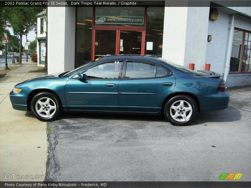 Dark Tropic Teal Metallic / Graphite 2002 Pontiac Grand Prix SE Sedan