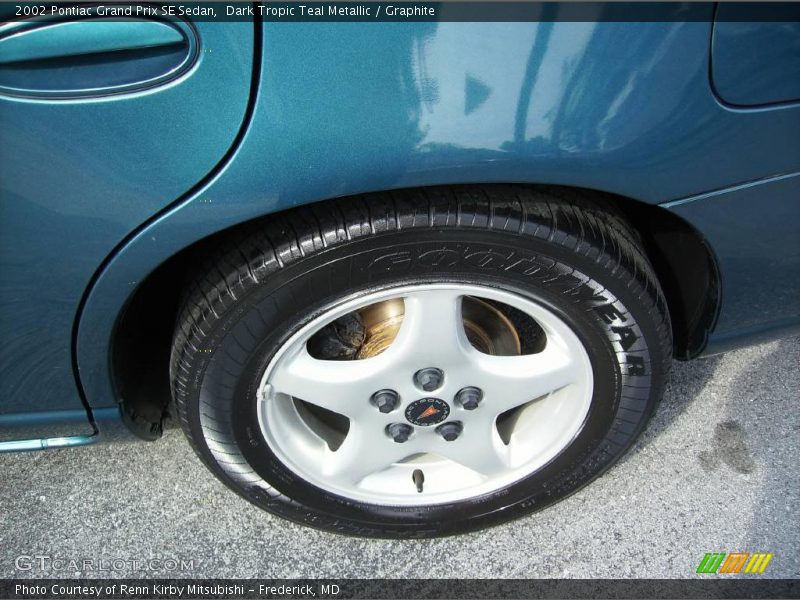 Dark Tropic Teal Metallic / Graphite 2002 Pontiac Grand Prix SE Sedan