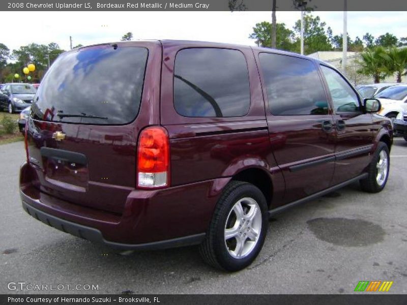 Bordeaux Red Metallic / Medium Gray 2008 Chevrolet Uplander LS