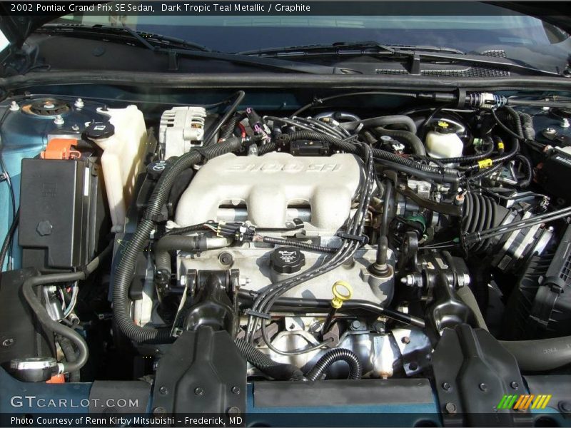 Dark Tropic Teal Metallic / Graphite 2002 Pontiac Grand Prix SE Sedan