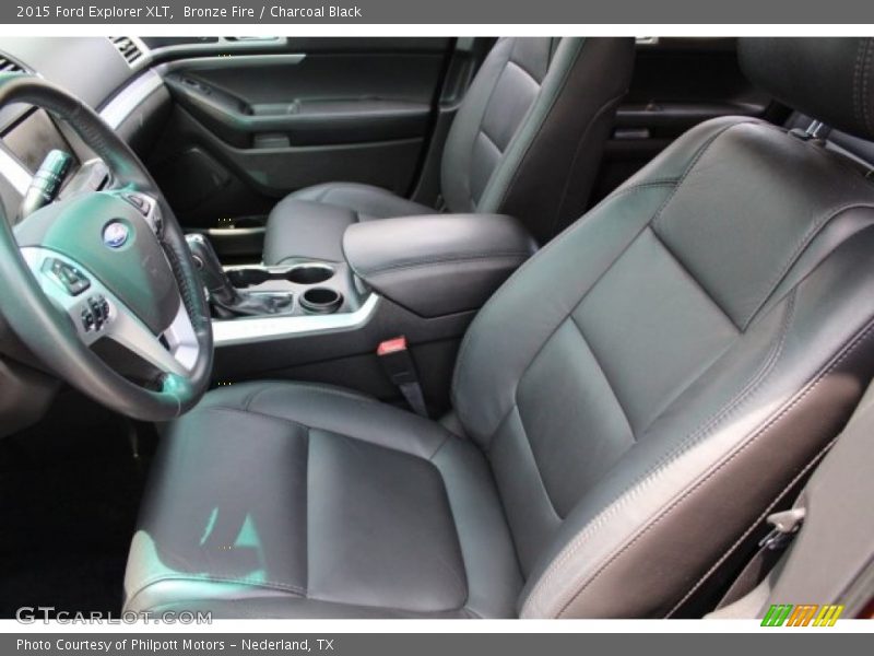 Bronze Fire / Charcoal Black 2015 Ford Explorer XLT