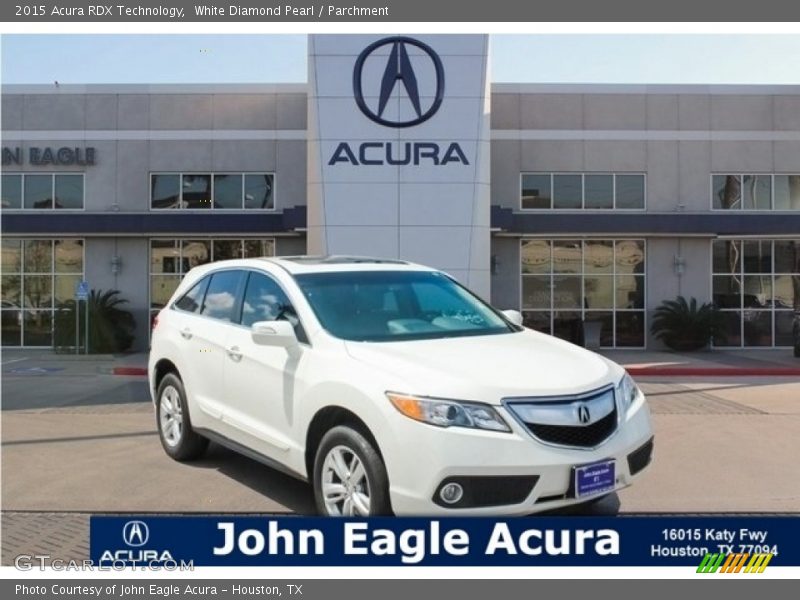 White Diamond Pearl / Parchment 2015 Acura RDX Technology