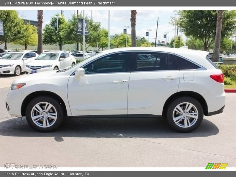 White Diamond Pearl / Parchment 2015 Acura RDX Technology