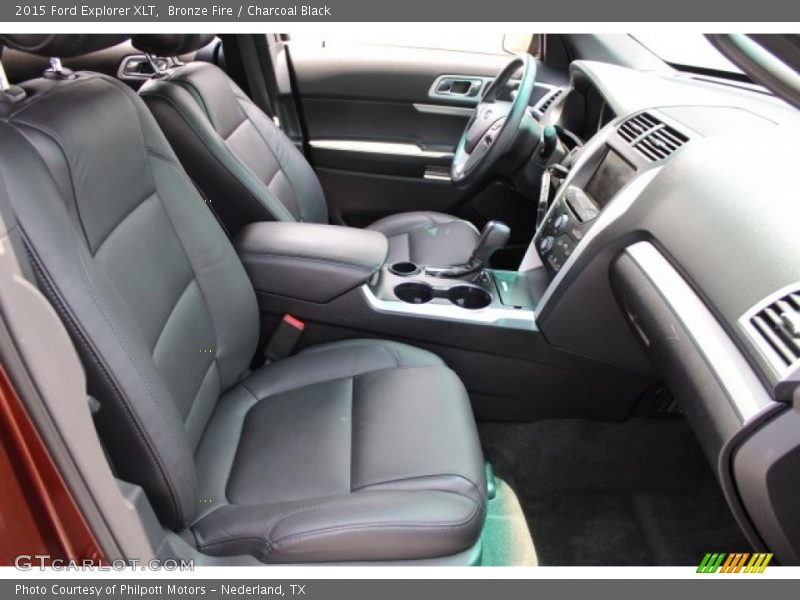 Bronze Fire / Charcoal Black 2015 Ford Explorer XLT