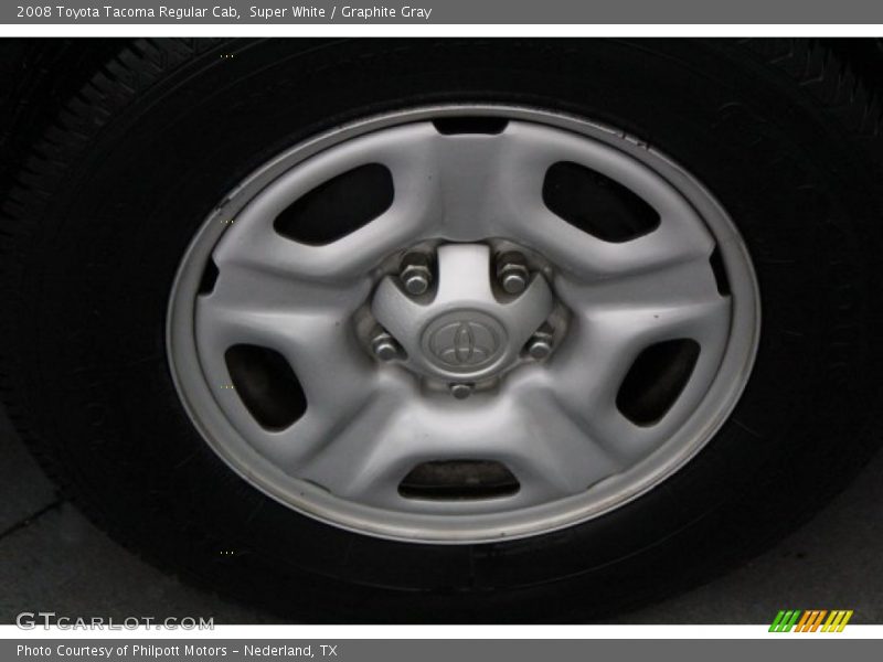 Super White / Graphite Gray 2008 Toyota Tacoma Regular Cab