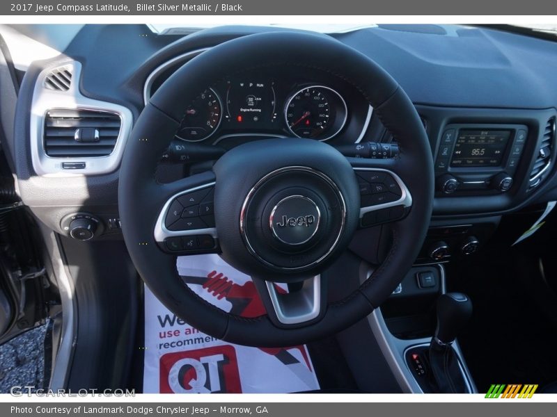 Billet Silver Metallic / Black 2017 Jeep Compass Latitude