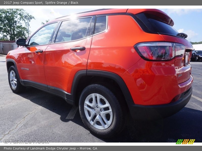 Spitfire Orange / Black 2017 Jeep Compass Sport