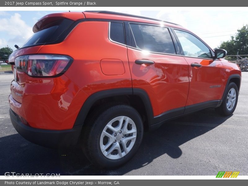 Spitfire Orange / Black 2017 Jeep Compass Sport