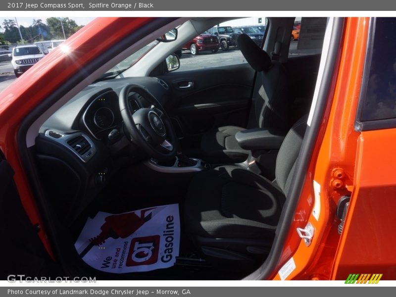 Spitfire Orange / Black 2017 Jeep Compass Sport