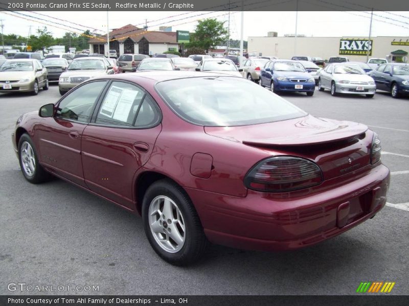 Redfire Metallic / Graphite 2003 Pontiac Grand Prix SE Sedan