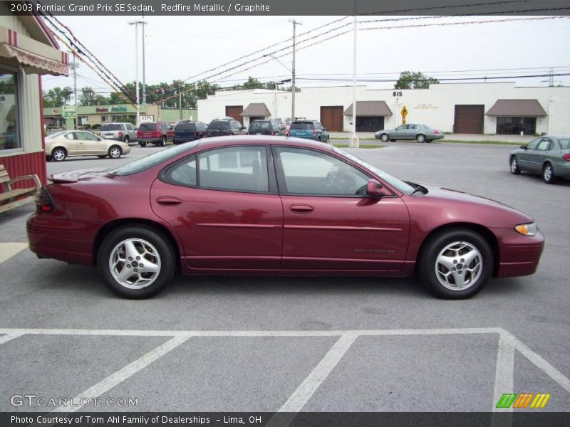 Redfire Metallic / Graphite 2003 Pontiac Grand Prix SE Sedan