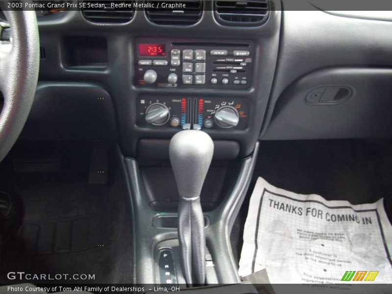 Redfire Metallic / Graphite 2003 Pontiac Grand Prix SE Sedan