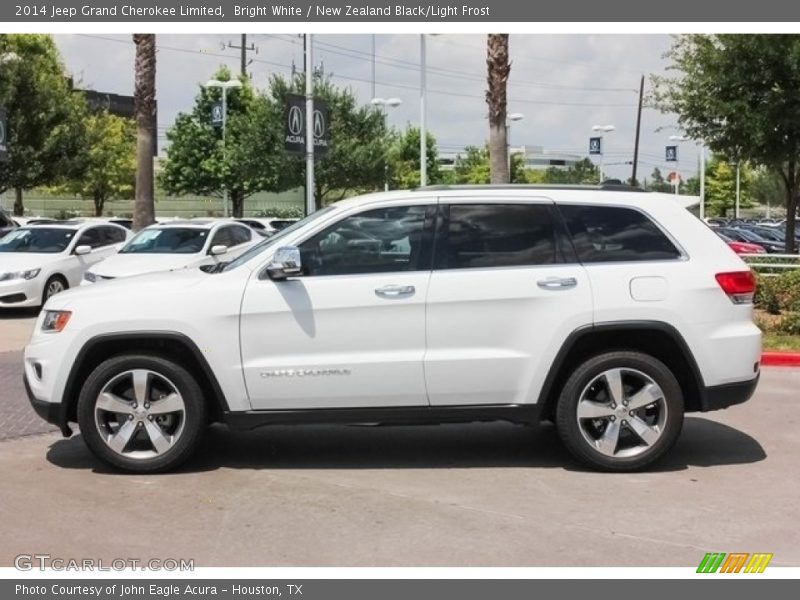 Bright White / New Zealand Black/Light Frost 2014 Jeep Grand Cherokee Limited