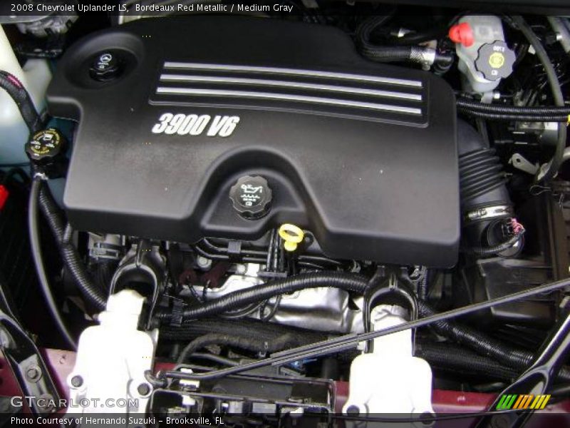 Bordeaux Red Metallic / Medium Gray 2008 Chevrolet Uplander LS