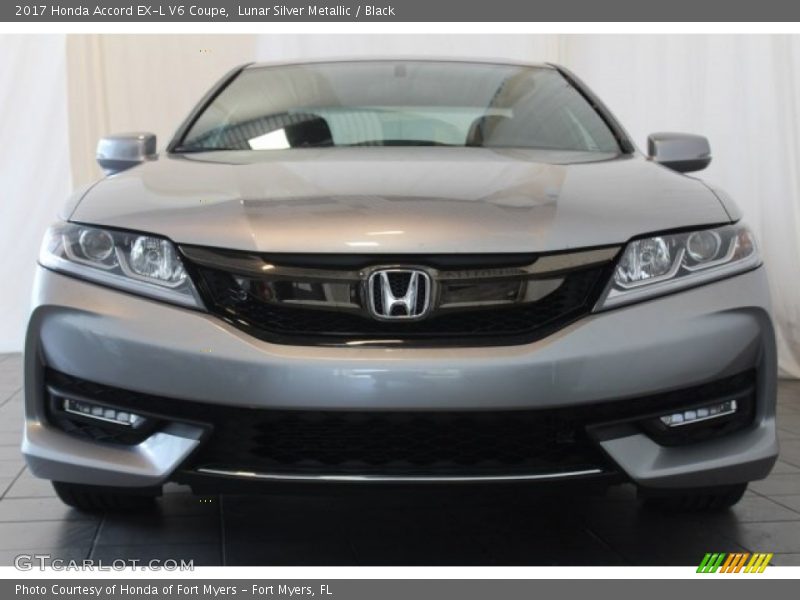 Lunar Silver Metallic / Black 2017 Honda Accord EX-L V6 Coupe